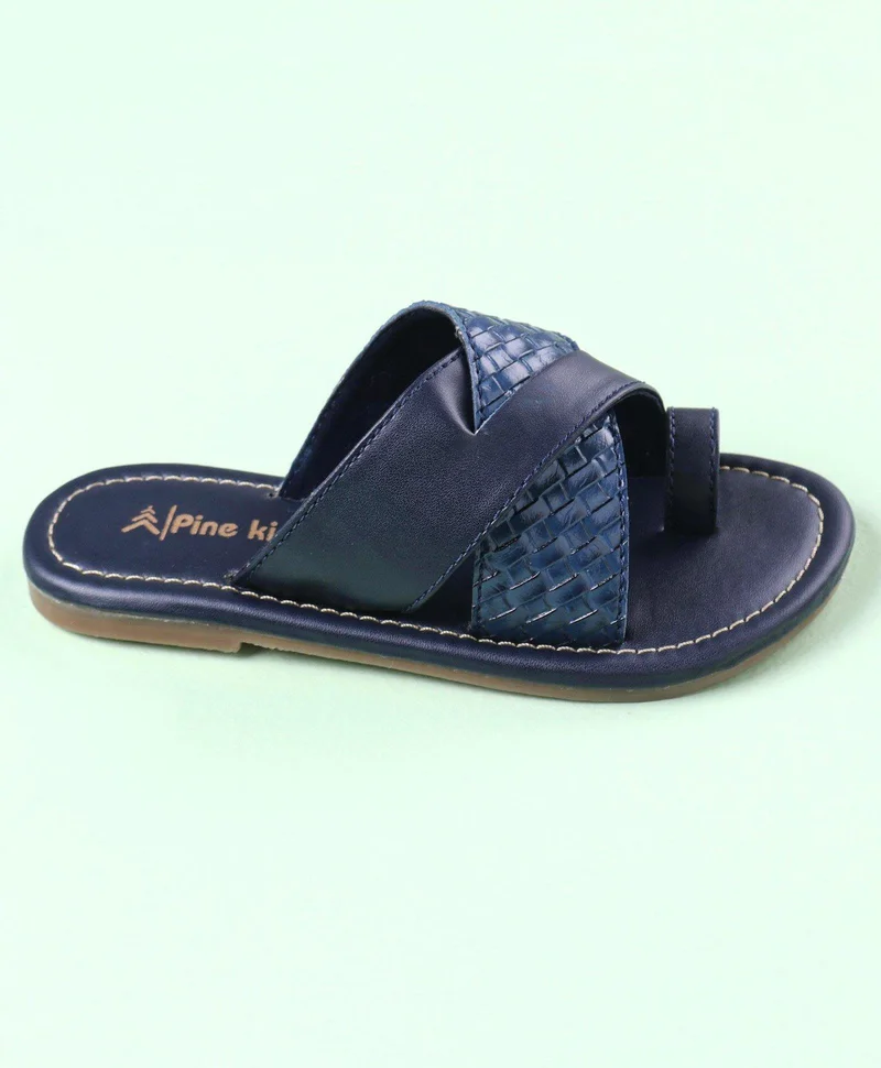 باين كيدز باين كيدز - حذاء بستايل عرقي  - كحلي